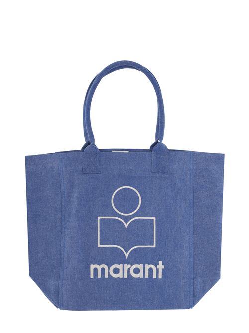 Borsa tote con logo stampato Isabel Marant | PM0001FAA1X19M30BU